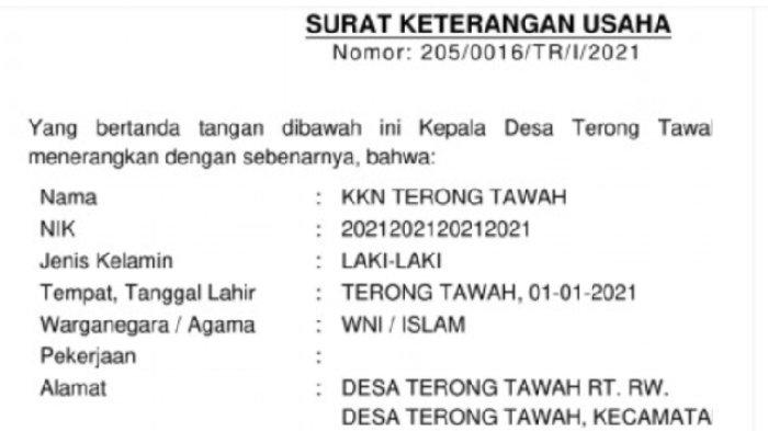 cara membuat surat izin usaha mikro terbaru